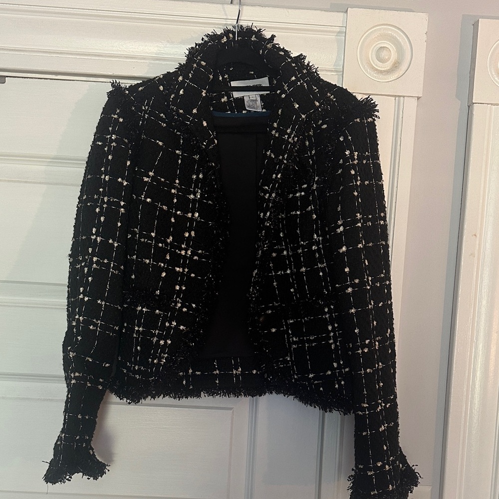 Saint Art tweed plaid blazer size small